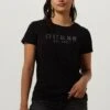 Schwarze Guess T-shirt Ss Guess 1981 Crystal Easy Tee -Minus Verkaufsgeschäft 249726 1