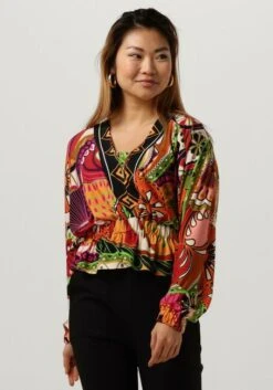 Mehrfarbige/bunte Vanilia T-shirt Printed Fun Batsleeve