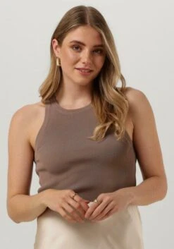 Taupe Neo Noir Top Willy Knitted Top