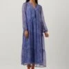 Blaue Neo Noir Midikleid Nobis Swirl Mix Dress -Minus Verkaufsgeschäft 252173 1