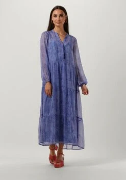 Blaue Neo Noir Midikleid Nobis Swirl Mix Dress