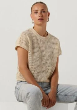 Ecru Ydence Top Knitted Top Babs