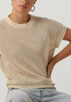 Ecru Ydence Top Knitted Top Babs -Minus Verkaufsgeschäft 254771 3