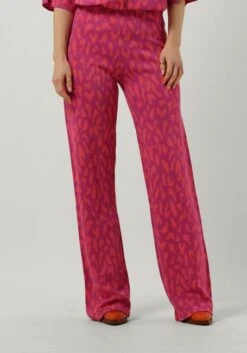 Rosane Alix The Label Weite Hose Ladies Knitted Wide Leg Jacquard Pants