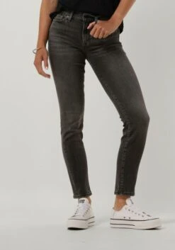 Schwarze 7 For All Mankind Skinny Jeans Roxanne Luxe Vintage Courage